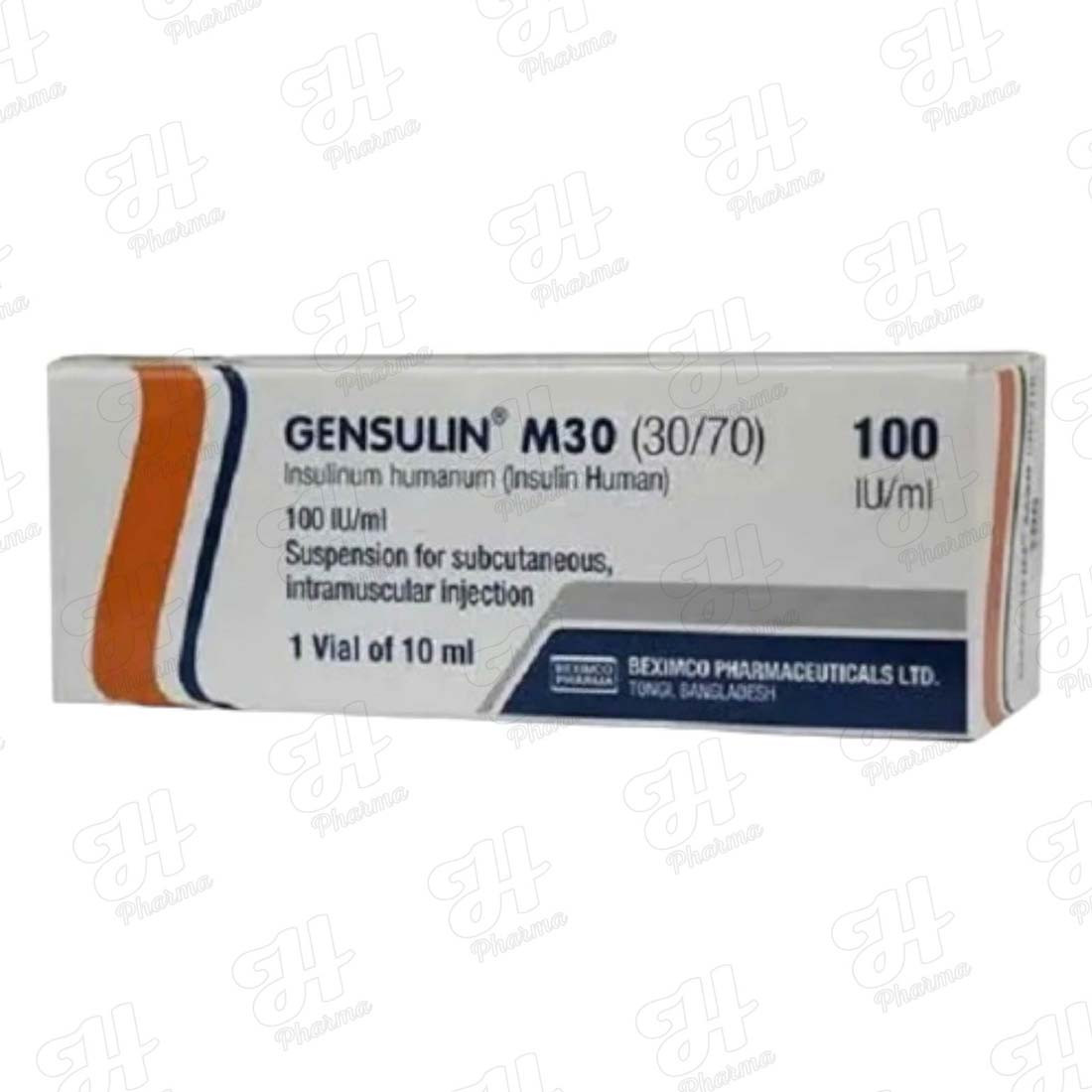 جينسولين فيال M30 (70/30 - الأنسولين المخلوط - فيال
