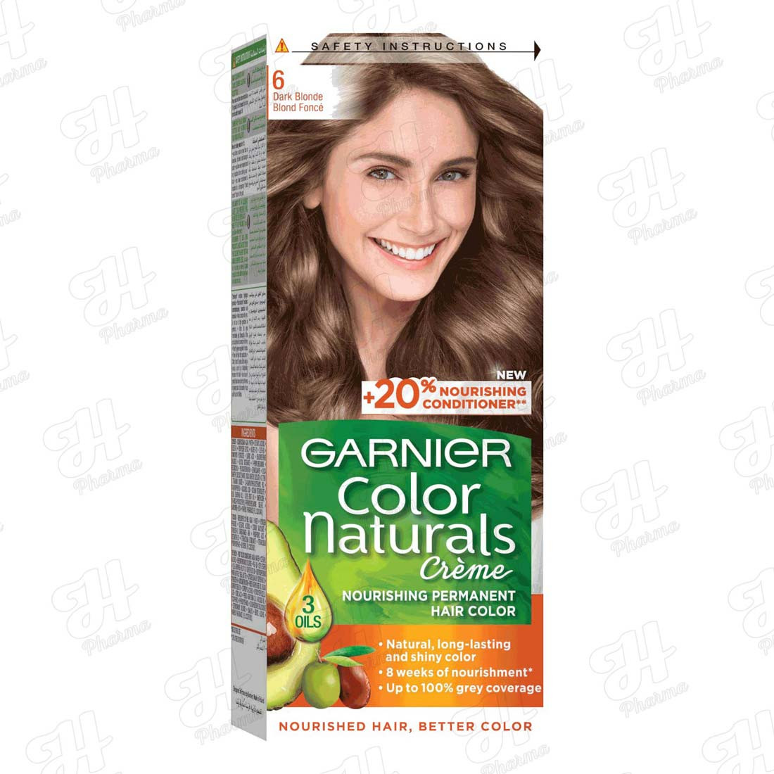 GARNIER COLOR NATURALS  6 صبغة اشقر غامق