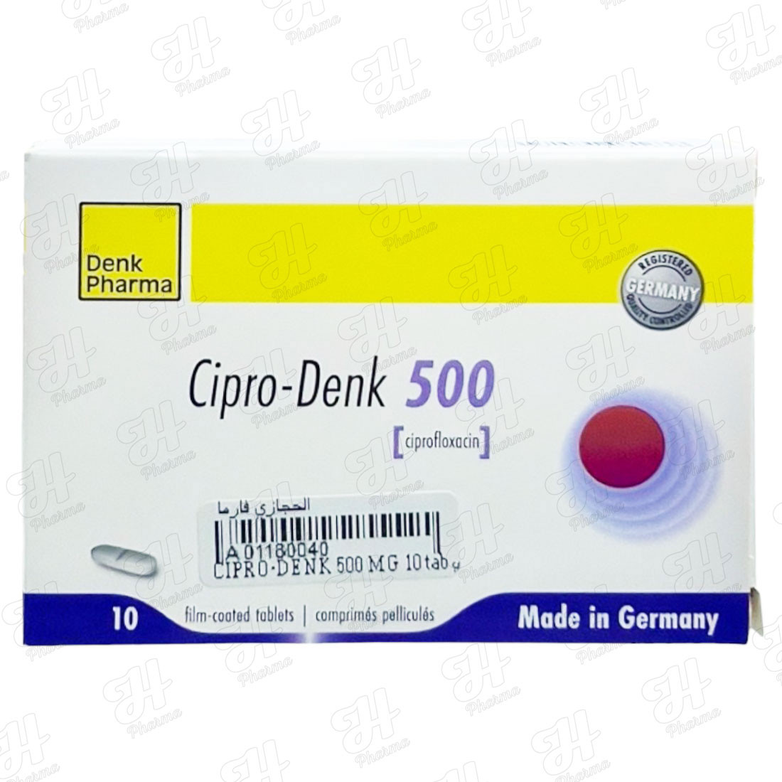 CIPRO-DENK 500 MG 10 أقراص الغزالي