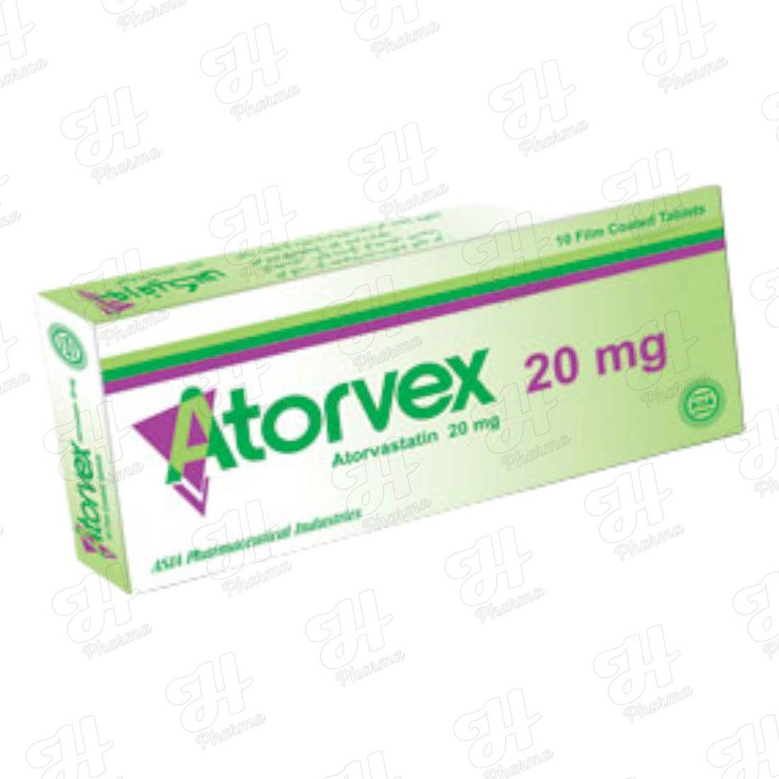 ATORVEX 20 MG 30 TAB